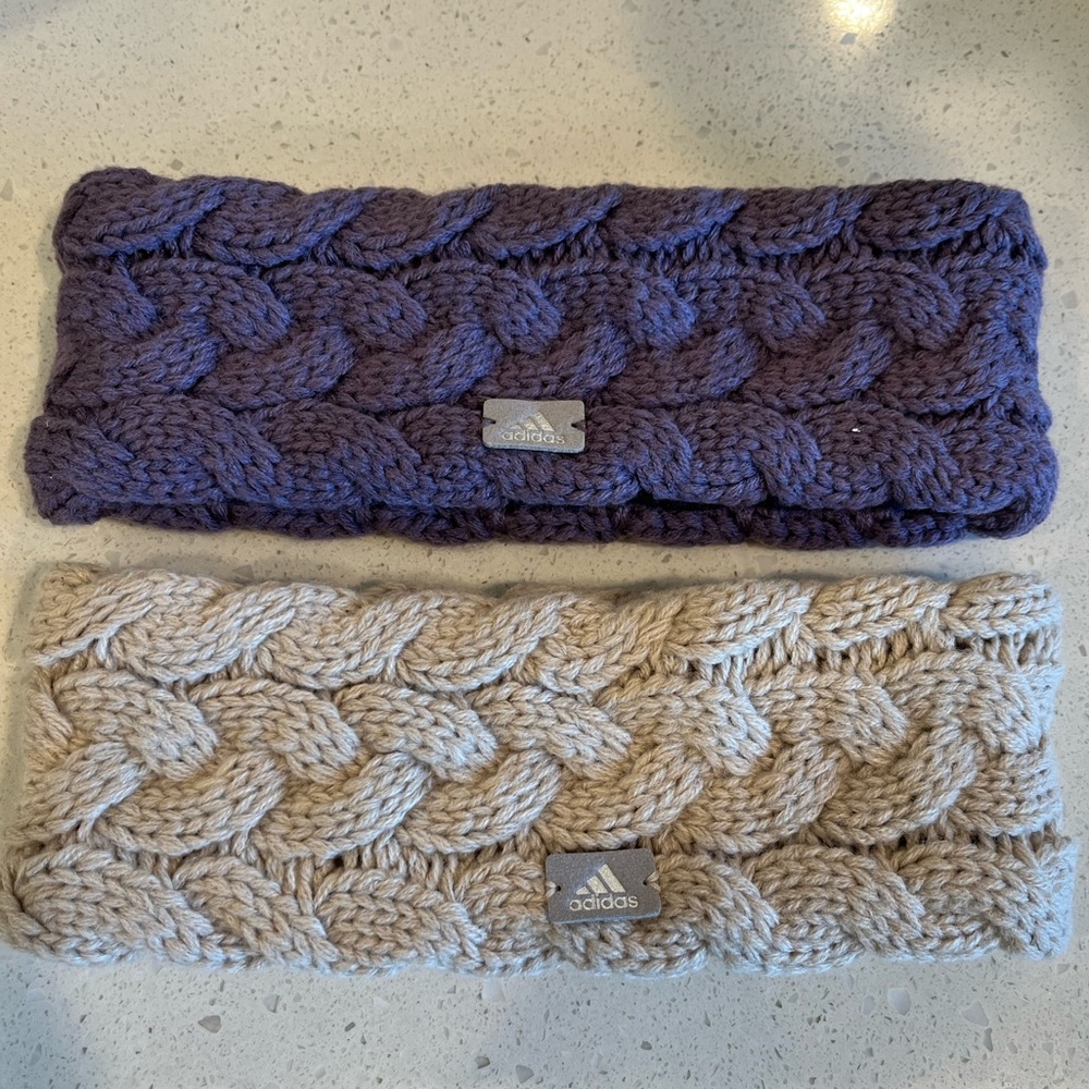 Adidas knit headbands - cold weather accessory